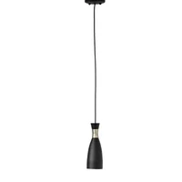 Lámpara Colgante Missy 1 Luz E27 Negro Níquel Producto Certificado