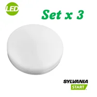Panel Led 12w Set de 3 Sin Borde Luz Blanca Sobreponer Certificado
