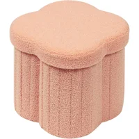 Taburete de Almacenamiento Floral Modelo Cubo