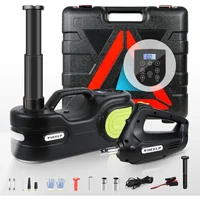 Kit Gato Eléctrico 5T 12V Hidráulico con Bomba de Aire y Pantalla Táctil LCD