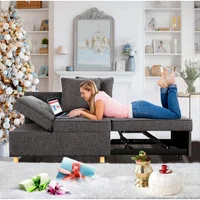 Sofá Cama Convertible 4 en 1 con 5 Respaldos Ajustables para Tu Comodidad y Estilo