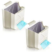 Set X2 Caneca Plegable Moderna para Cocina Beige