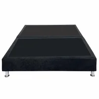 Base Cama Dividida Negro Queen 160cm Dormipuff