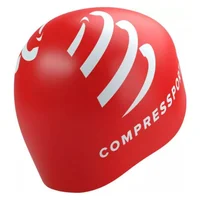 Gorro Natación Compressport Talla Unica Rojo