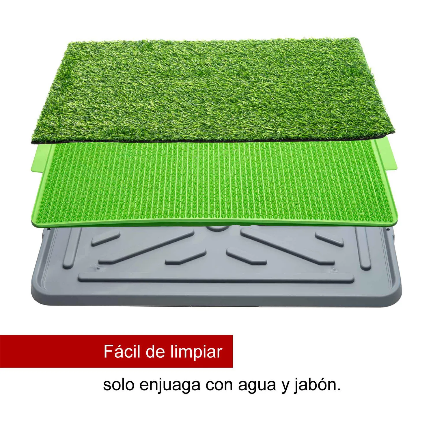 Tapete Sanitario Para Perros Pasto Sintético Orinal Cachorro 4