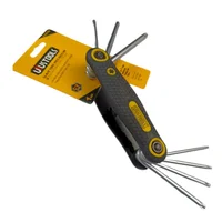 Juego de Llaves Torx 7 Piezas Cuerpo Tipo Navaja Goma Uyustools