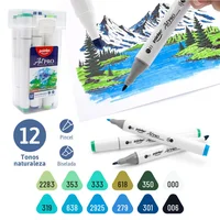 Marcador Art-pro Color Mix Tonos Naturaleza Set x 12