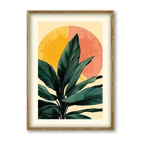 Cuadro Decorativo Artesanal Brisa Salvaje 70x70cm Marco Madera