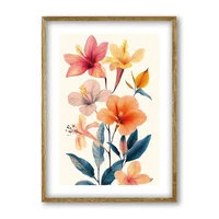 Cuadro Decorativo Artesanal Cantos la Selva 30x40cm Marco Madera