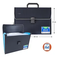 Maletin Archivador 13 Bolsillos Carta Colrs Surtds Pza