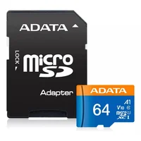 Adata Memoria Micro SD Adata Ausdh64guicl10a1 64GB A1 con Adaptador SD