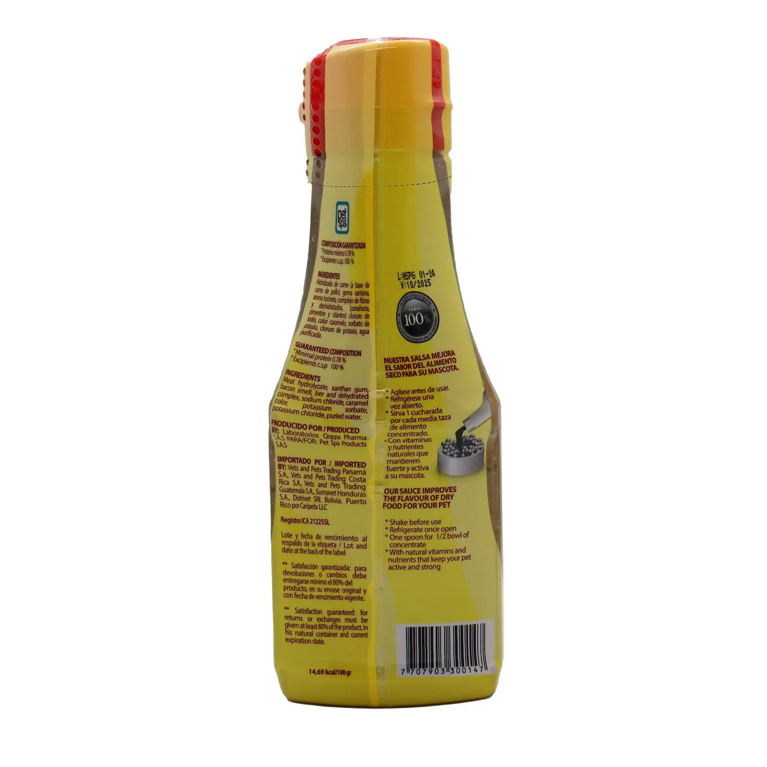 Salsa Casera Gatos Con Sabor a Pollo 220 ml 3