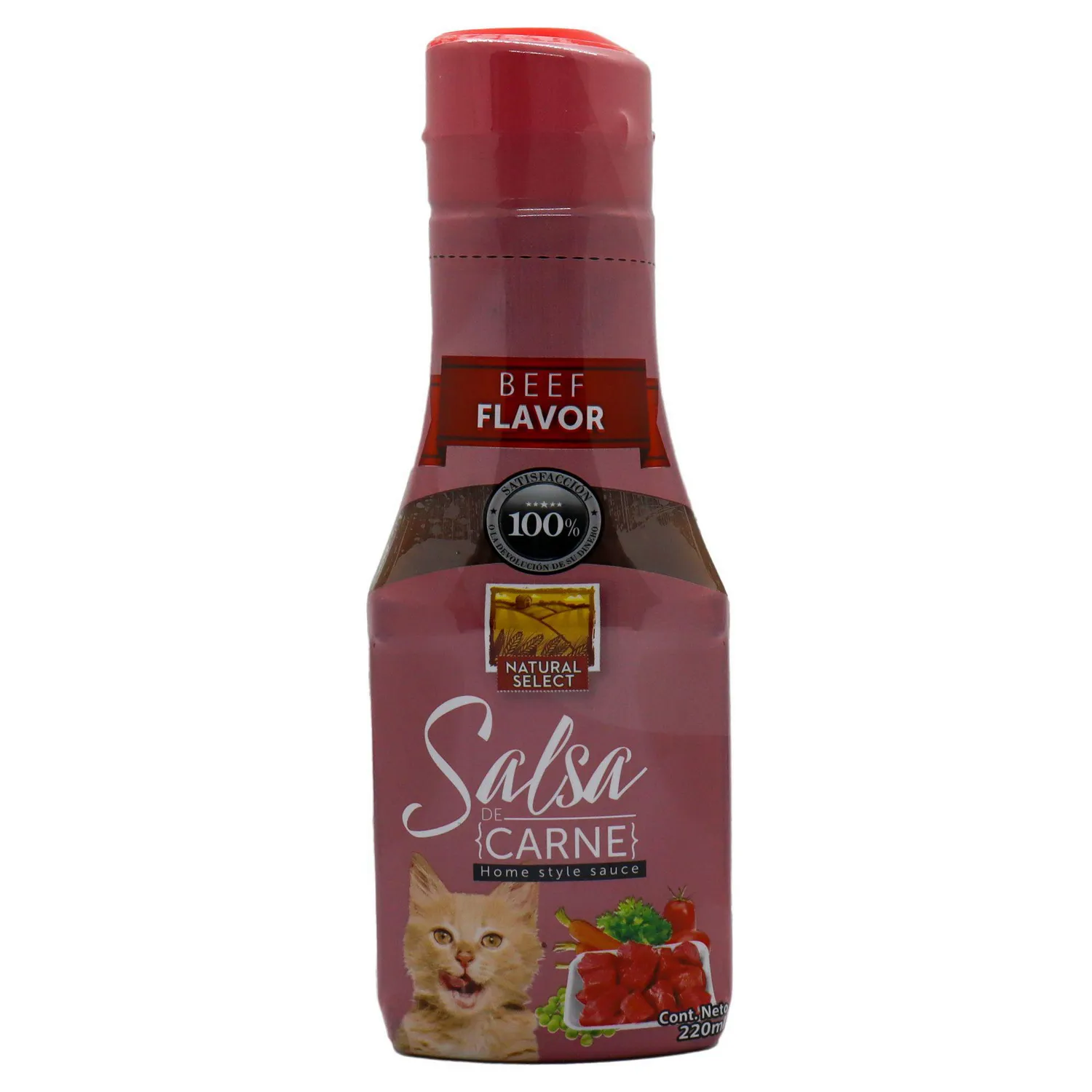 Salsa Casera Gatos con Sabor a Carne 220 ml