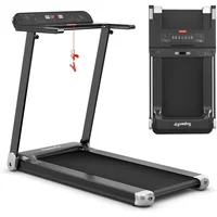 Cinta De Correr Plegable Gymax Máquina Inteligente Con Monitor Led Y Soporte