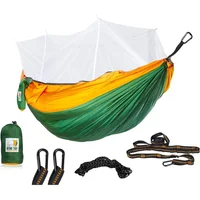 Hamaca Doble XL Ryno Tuff Para Camping Con Mosquitera Y Mosca De Lluvia