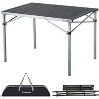 Mesa Plegable de Aluminio KingCamp para Camping y Picnic Exterior