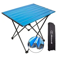 Mesa Plegable de Camping Ligera y Portátil para Exterior