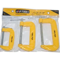 Juego de Prensas Tipo C 3 Piezas Uyustools