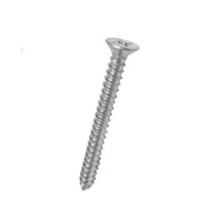 Tornillo Embarcaciones Avellanado Acero Inox 304. 10 X 1/2". 10Unds