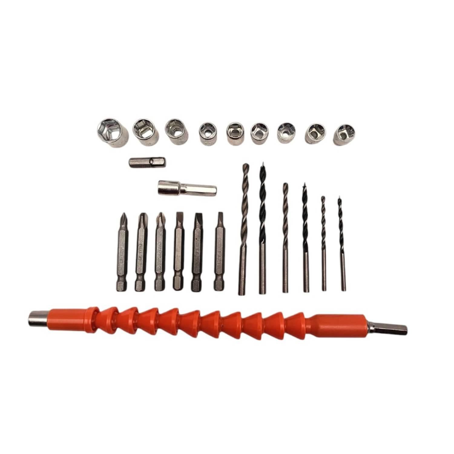 Taladro Eléctrico Kit Doble Batería 12V 29 Piezas 1379-1 Macrolar ...