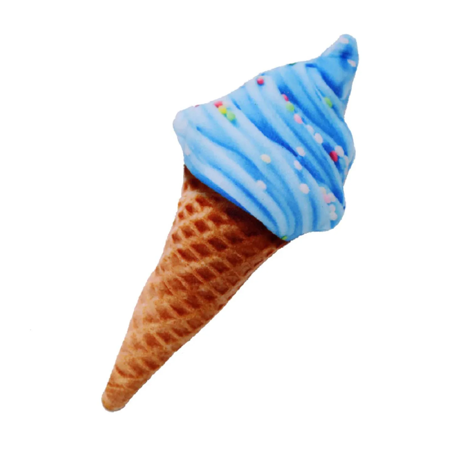 Peluche Para Perro Con Sonido Helado Azul