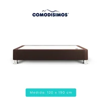 Base Cama Essensial Café Semidoble 120x190 Comodisimos