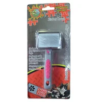 Cepillo para perro sliker rosado pequeño colmascotas