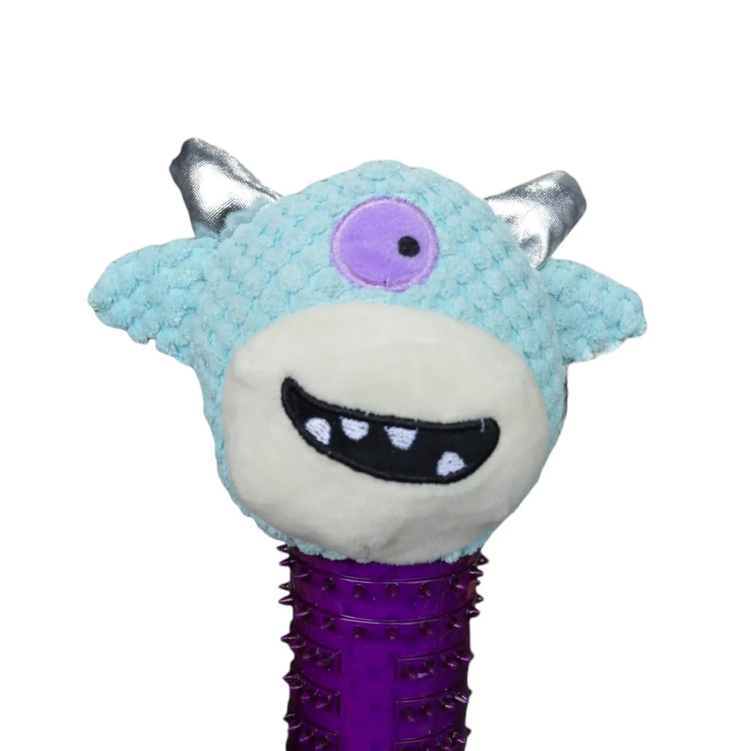 Juguete para perro peluche ciclope azul 27cm colmascotas