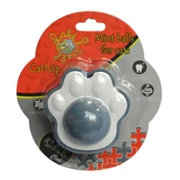 Juguete para gato catnip huellita azul colmascotas