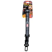 Correa para carro cinturon de seguridad gris 50-75cm colmascotas