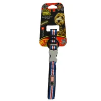 Collar para perro nautica azul 1.5 cm/cuello 34-46cm colmascotas