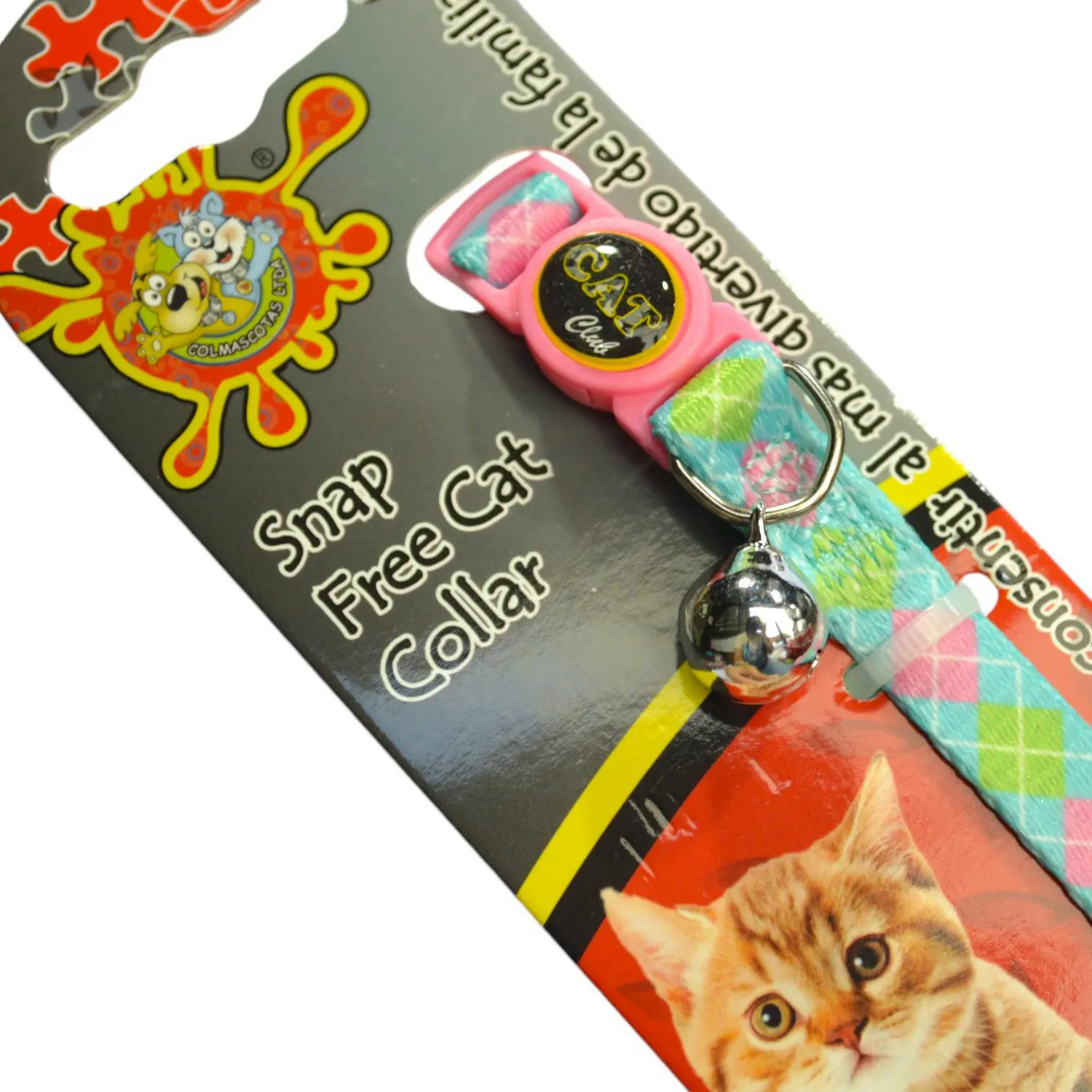 Collar para gatos cachaco rosado colmascotas