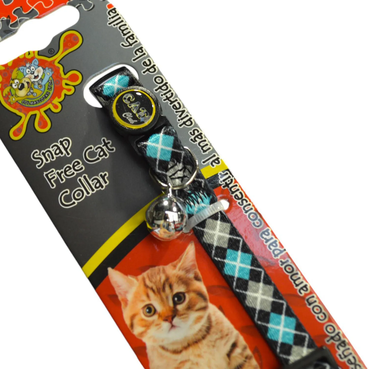 Collar para gatos cachaco negro colmascotas