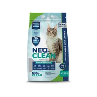 Arena sanitaria para gato agrlomerante bentonita neo manzana 4.15kg