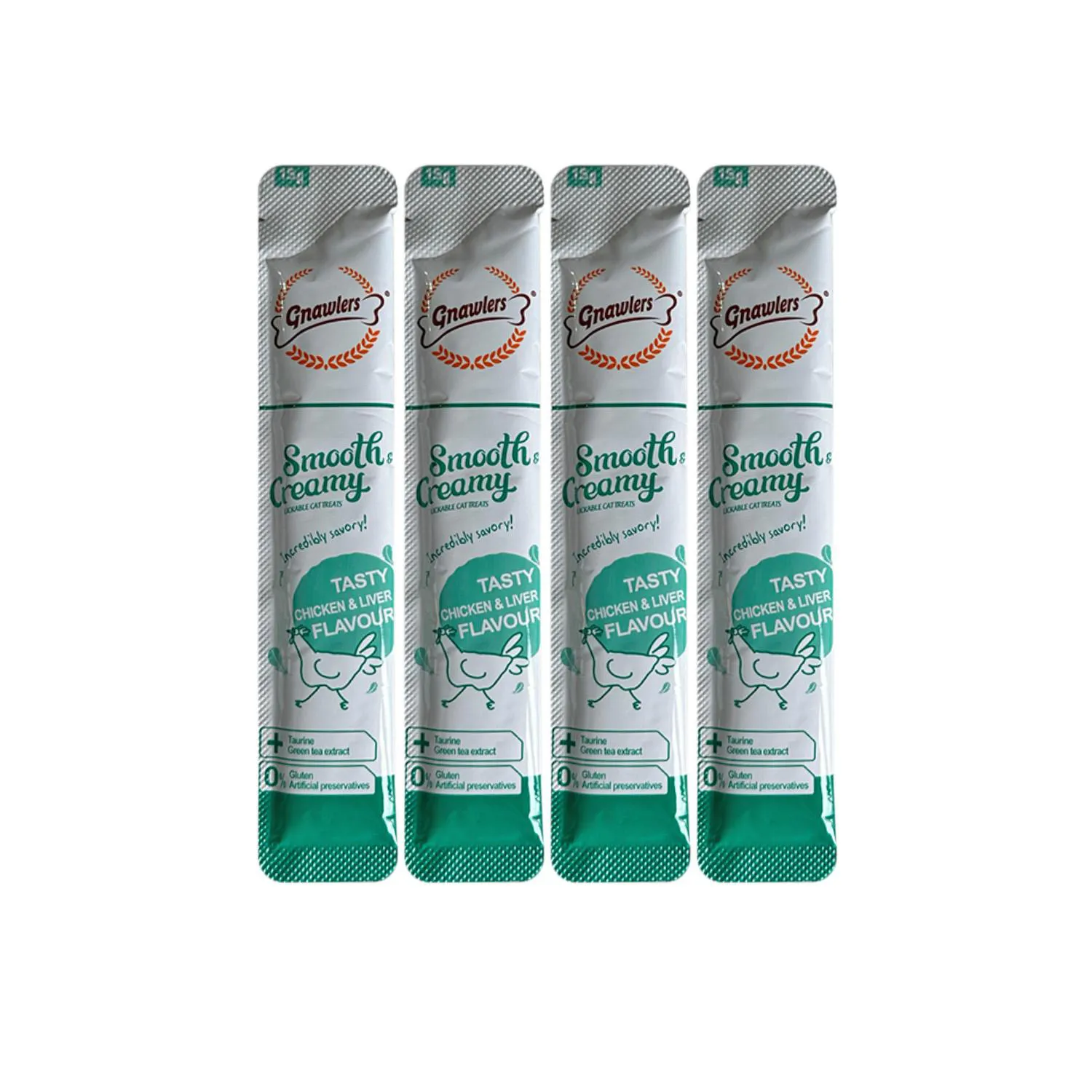 Snack para gato smooth creamy sabor a pollo e higrado 60gr 3