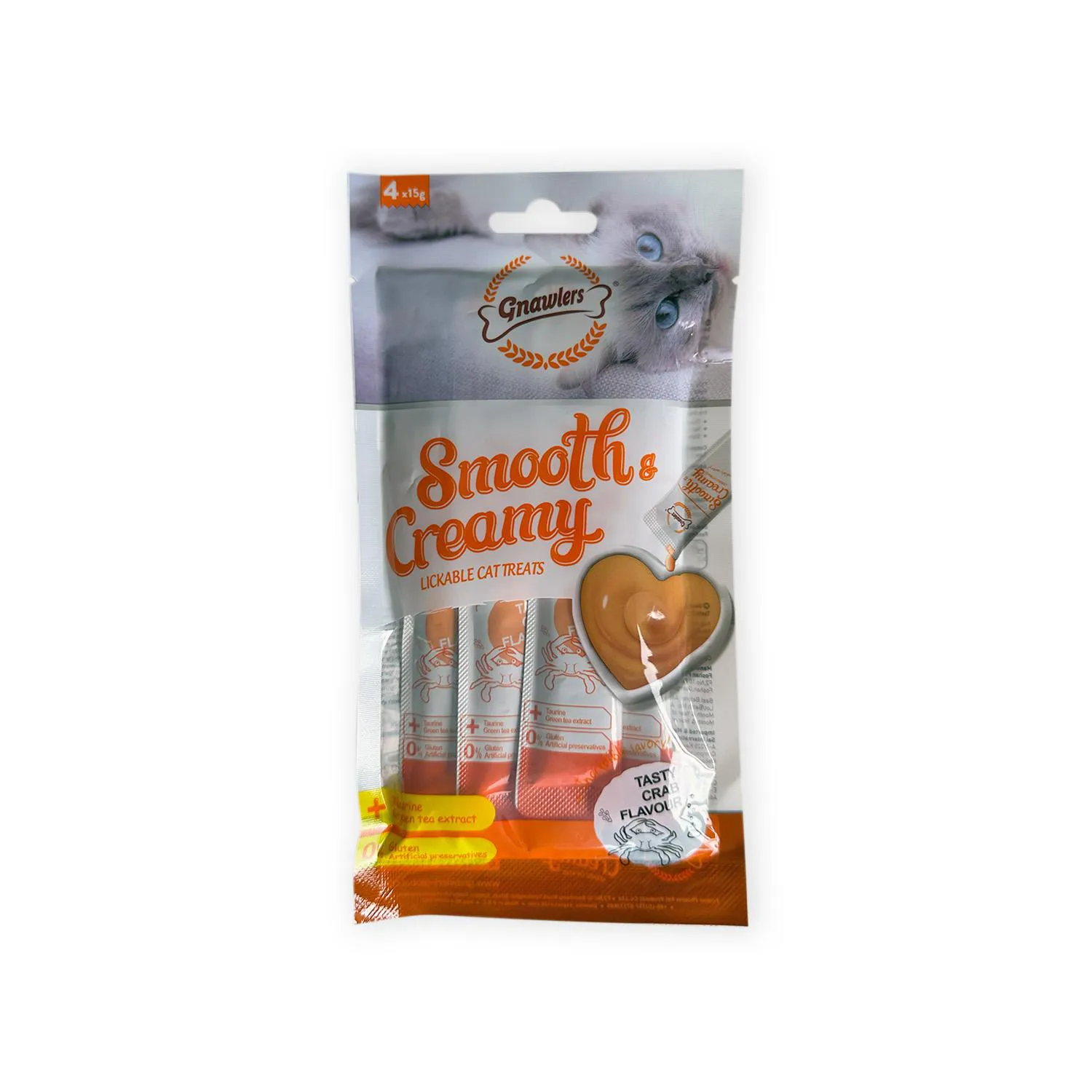Snack para gato smooth creamy sabor a almejas 60gr