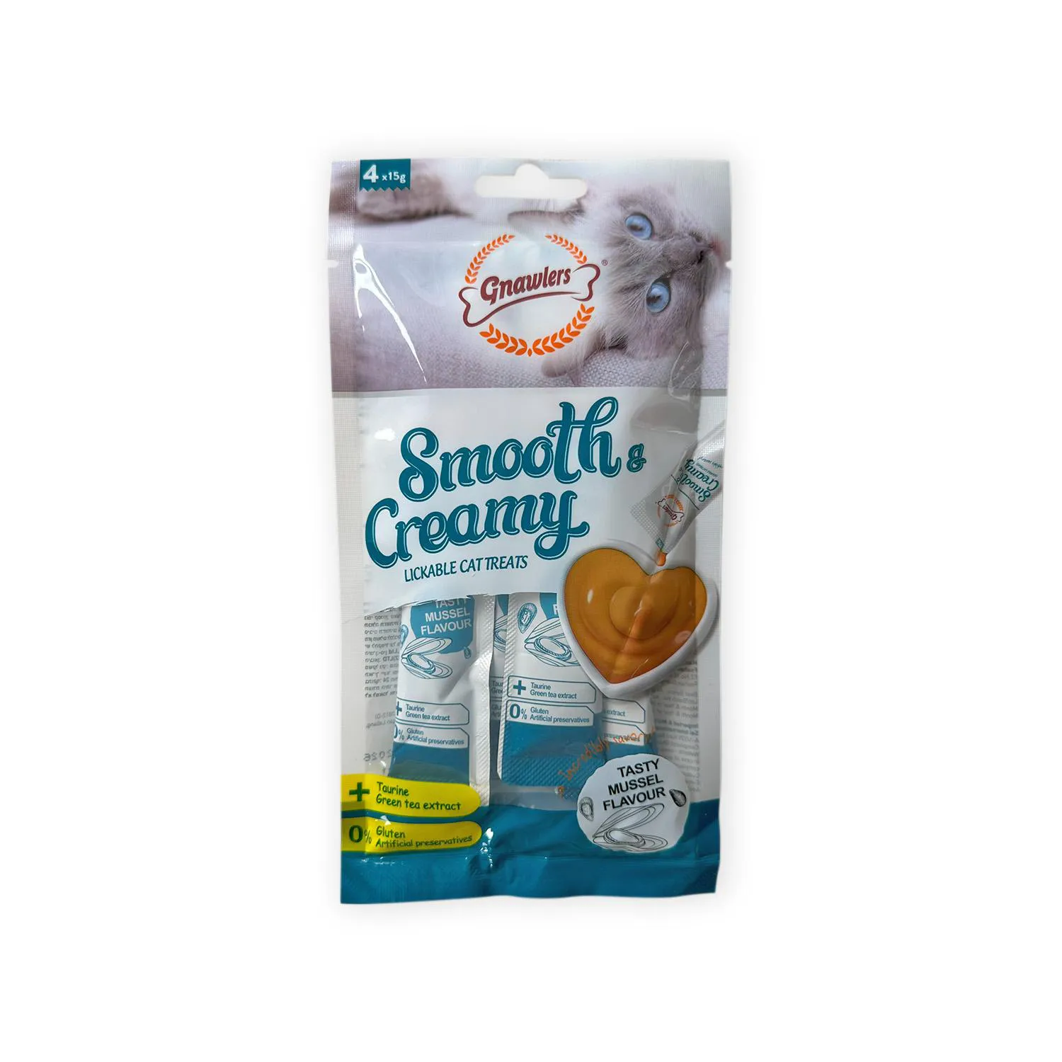 Snack para gato smooth creamy sabor a cangrejo 60gr