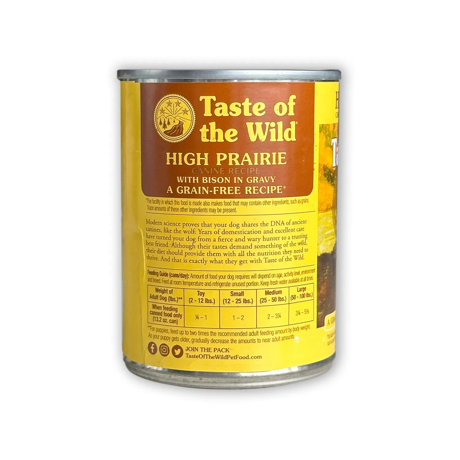 Comida Húmeda Para Perro Lata Higrh Praire 13oz