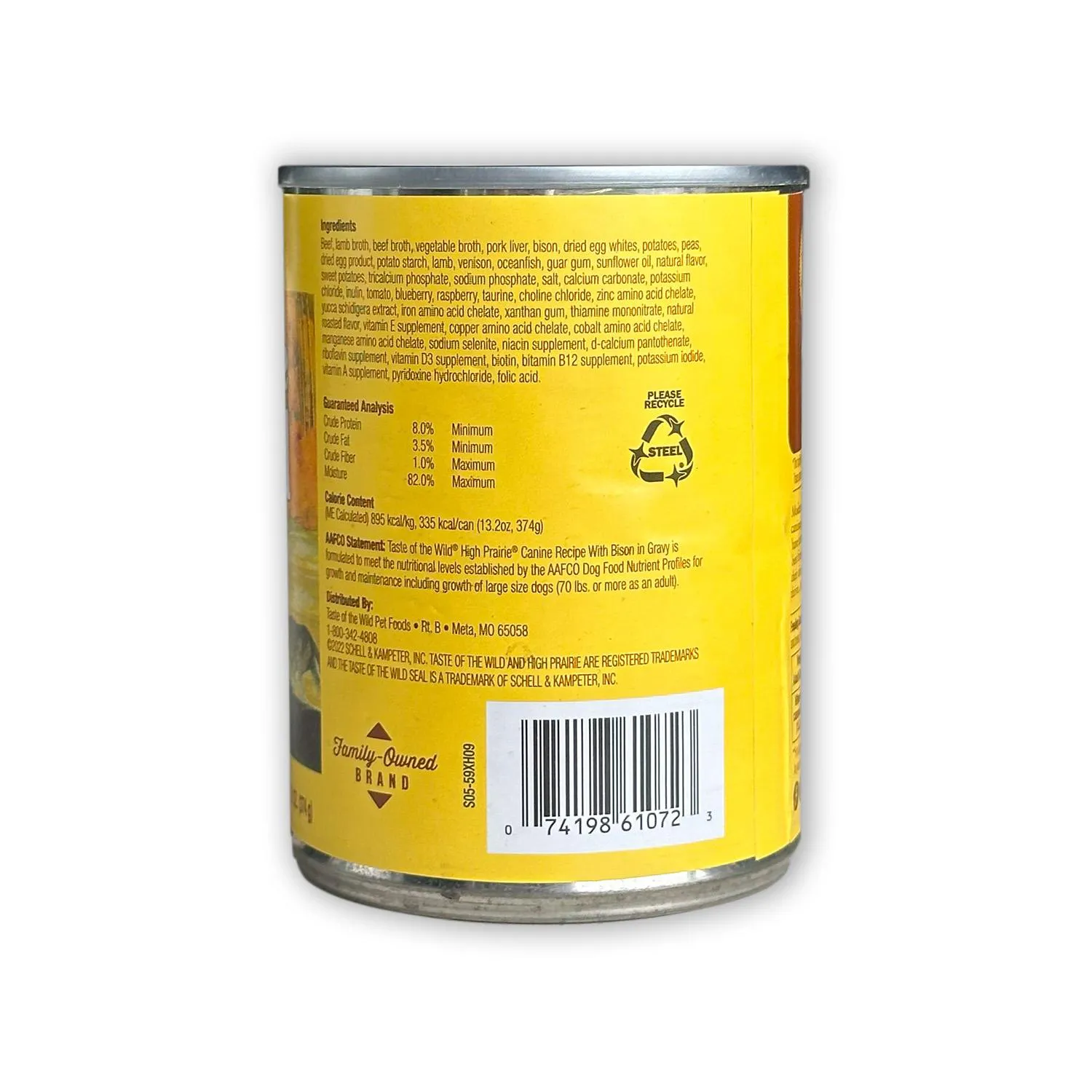Comida Húmeda Para Perro Lata Higrh Praire 13oz 3
