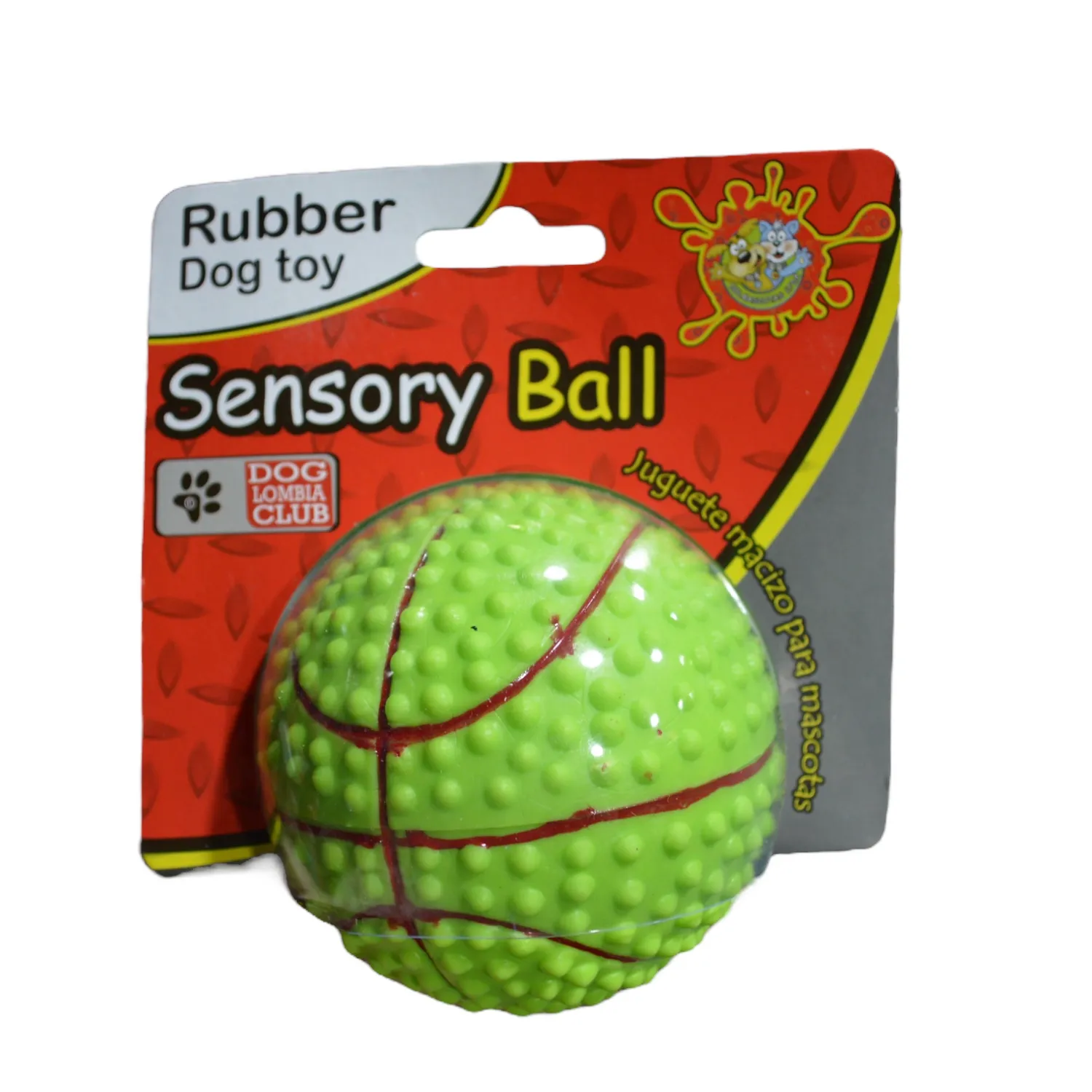 Pelota para perro maciza basket 9cm colmascotas