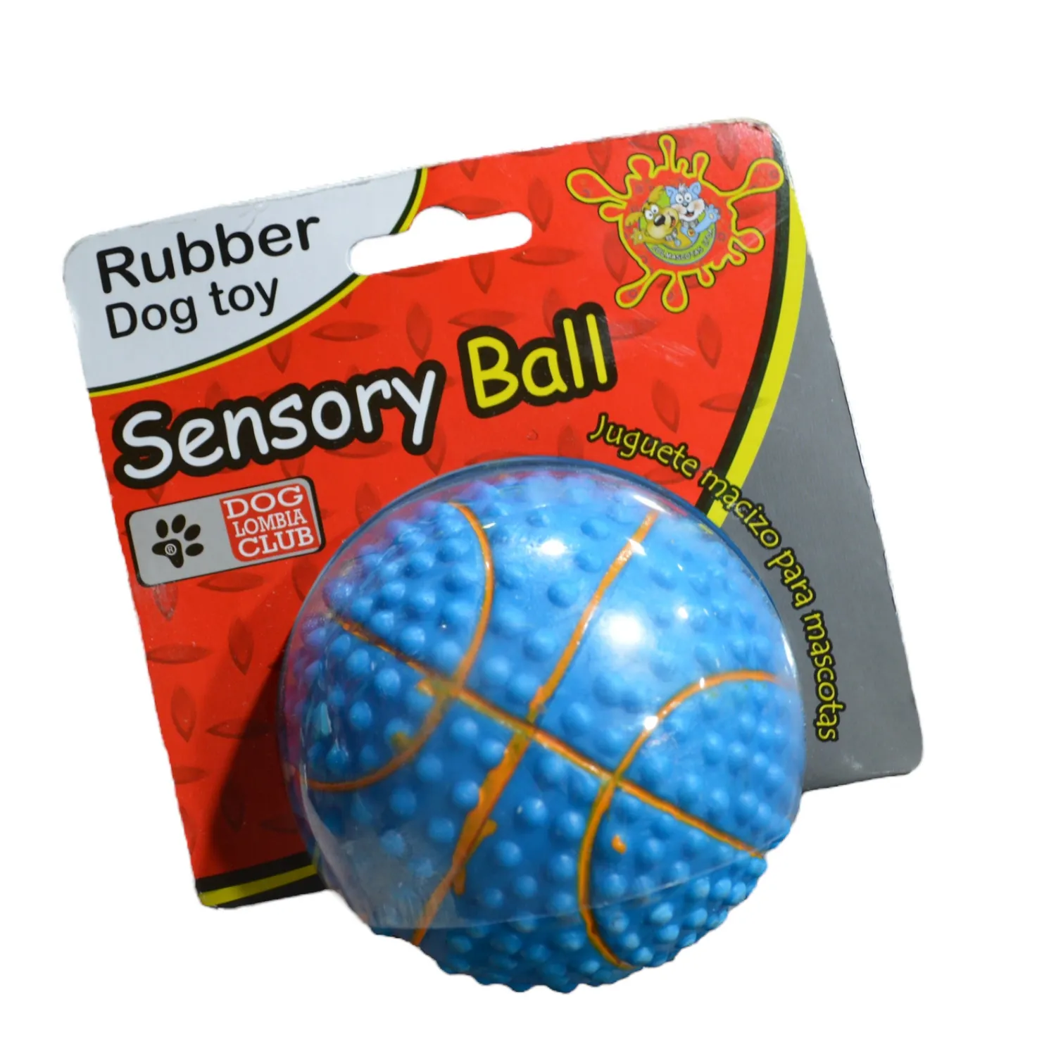 Pelota para perro maciza basket 9cm colmascotas