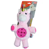 Juguete para perro peluche dispensador unicornio rosado 18x27cm colmascotas