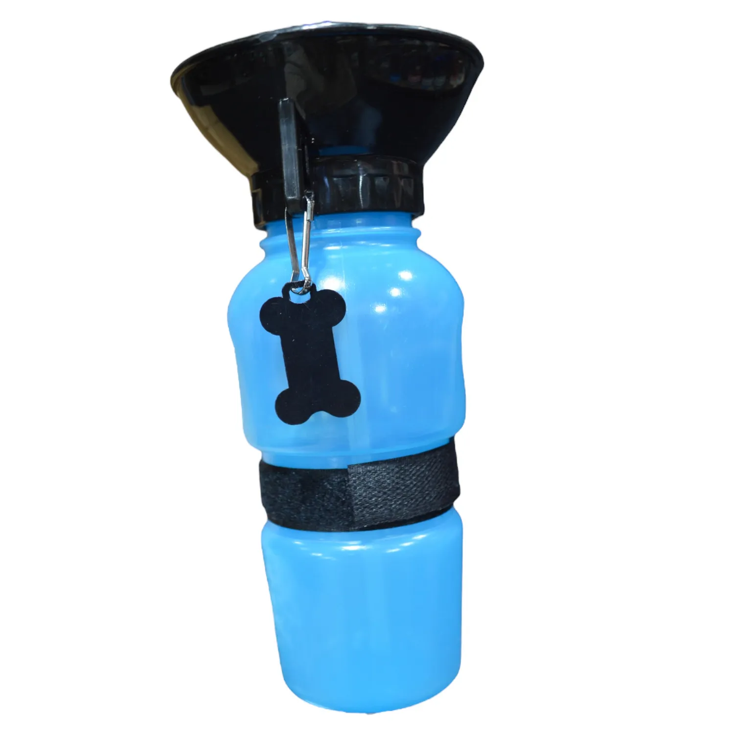 Bebedero portátil para perro aqua dog azul 500 ml colmascotas