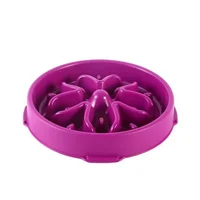 Comedero para perros ansiosos morado xl 28x5cm colmascotas
