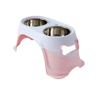 Comedero Alto para Perro Dinastía Rosa 47x20.3cm Colmascotas