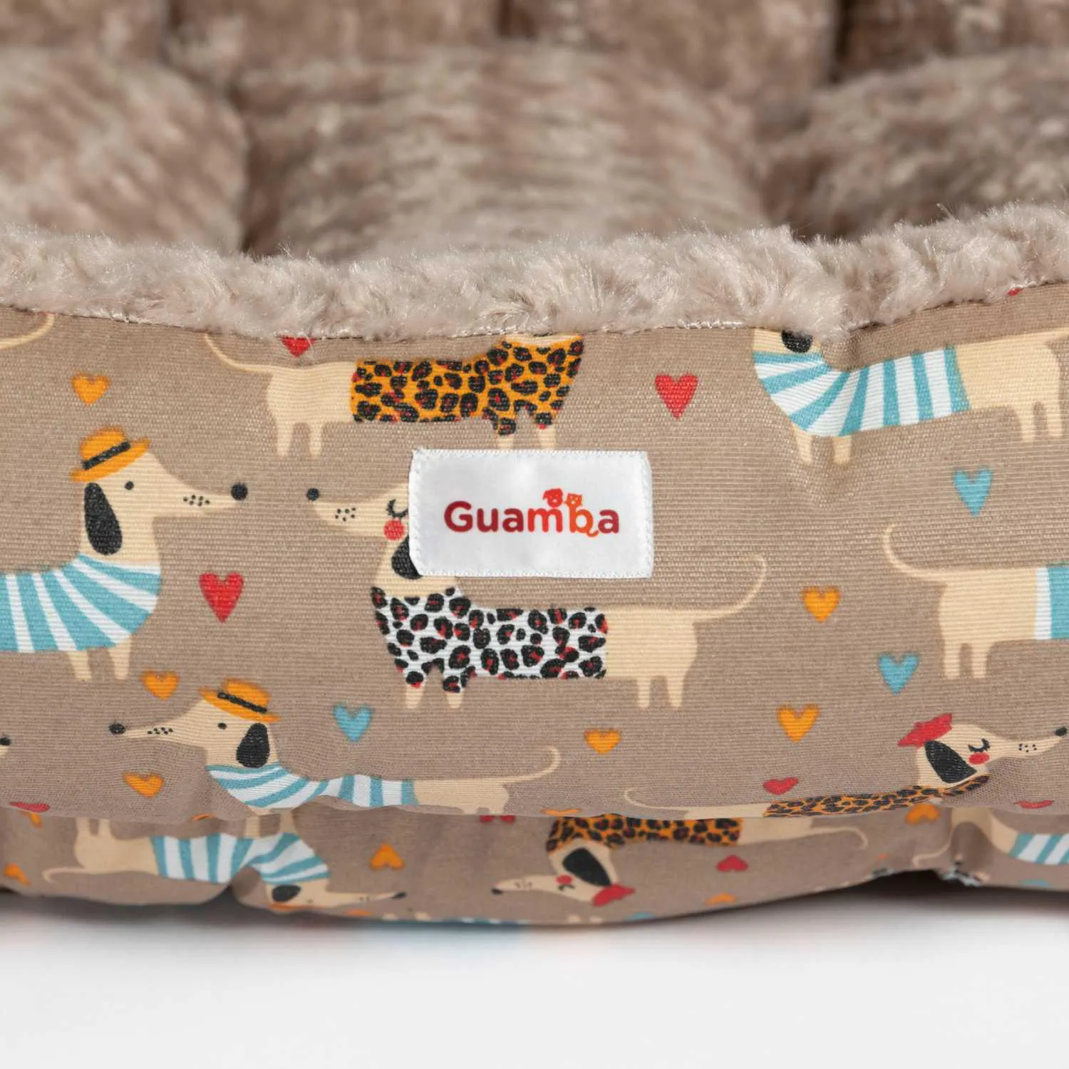 Combo Cama Mascota Mediana 60x70cm Frenchy Beig 4