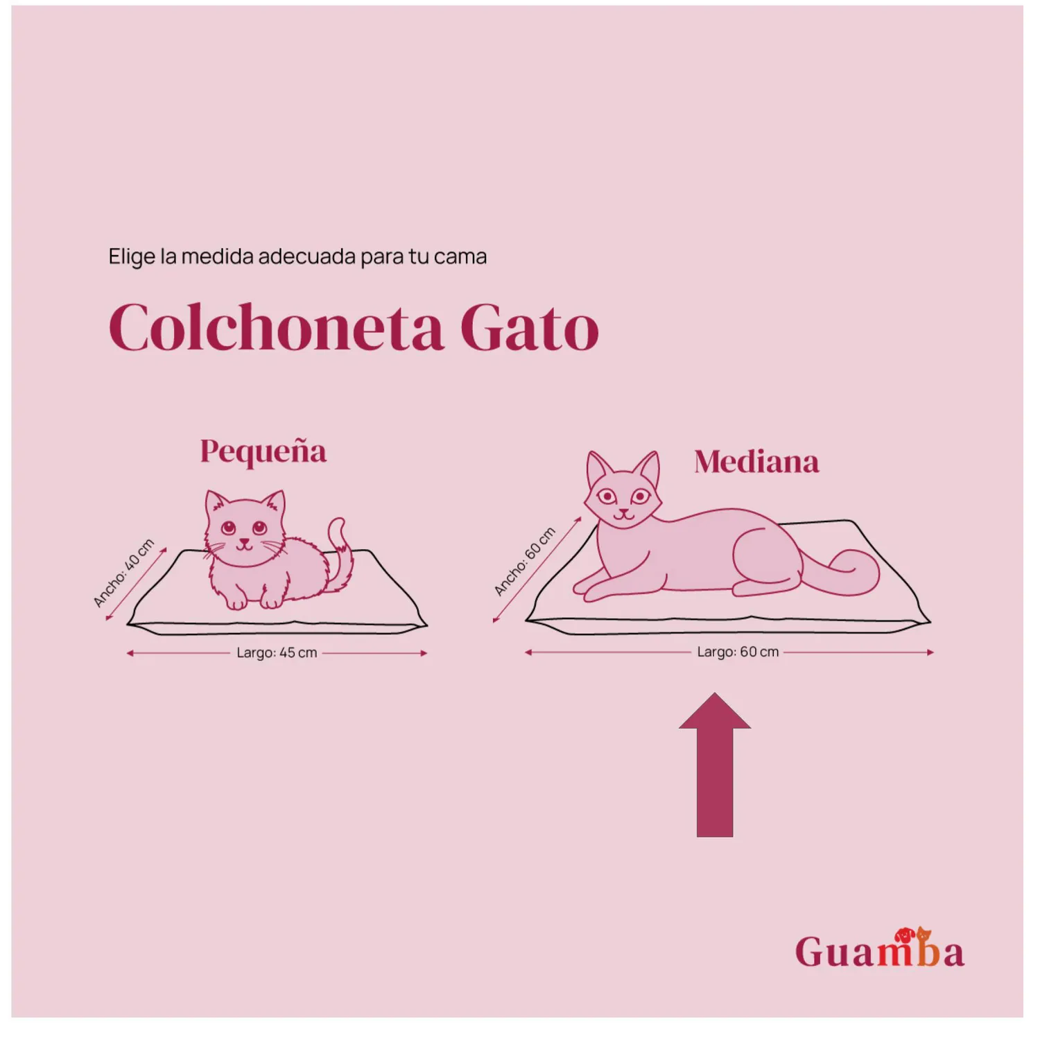 Colchoneta Para Gato Mediana 60x70cm 5