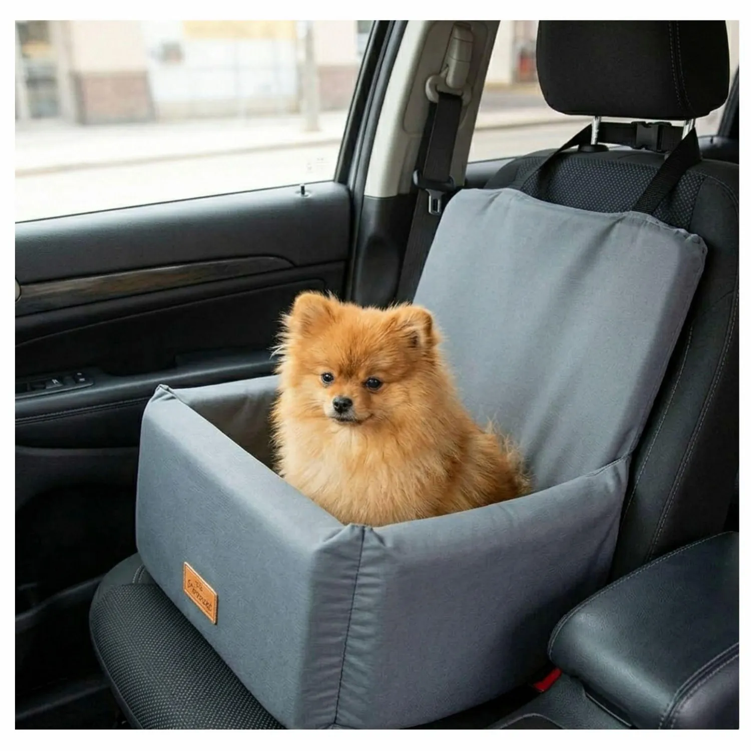 Cama Para Transporte De Mascotas En Vehiculo 4 48x45x42cm Petizoos