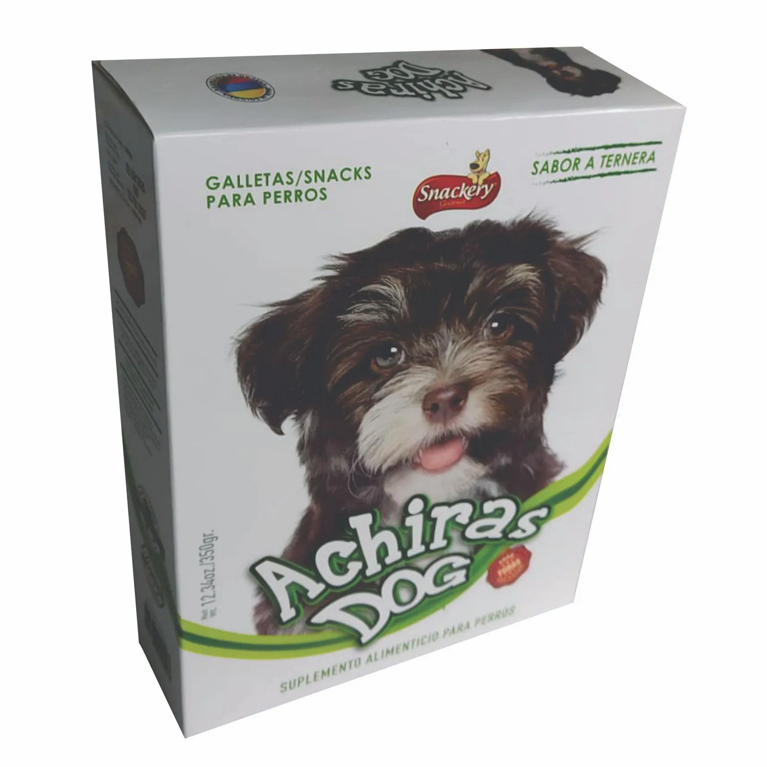 Galletas achiras snackery gourmet para perros con sabor a ternera 350gr