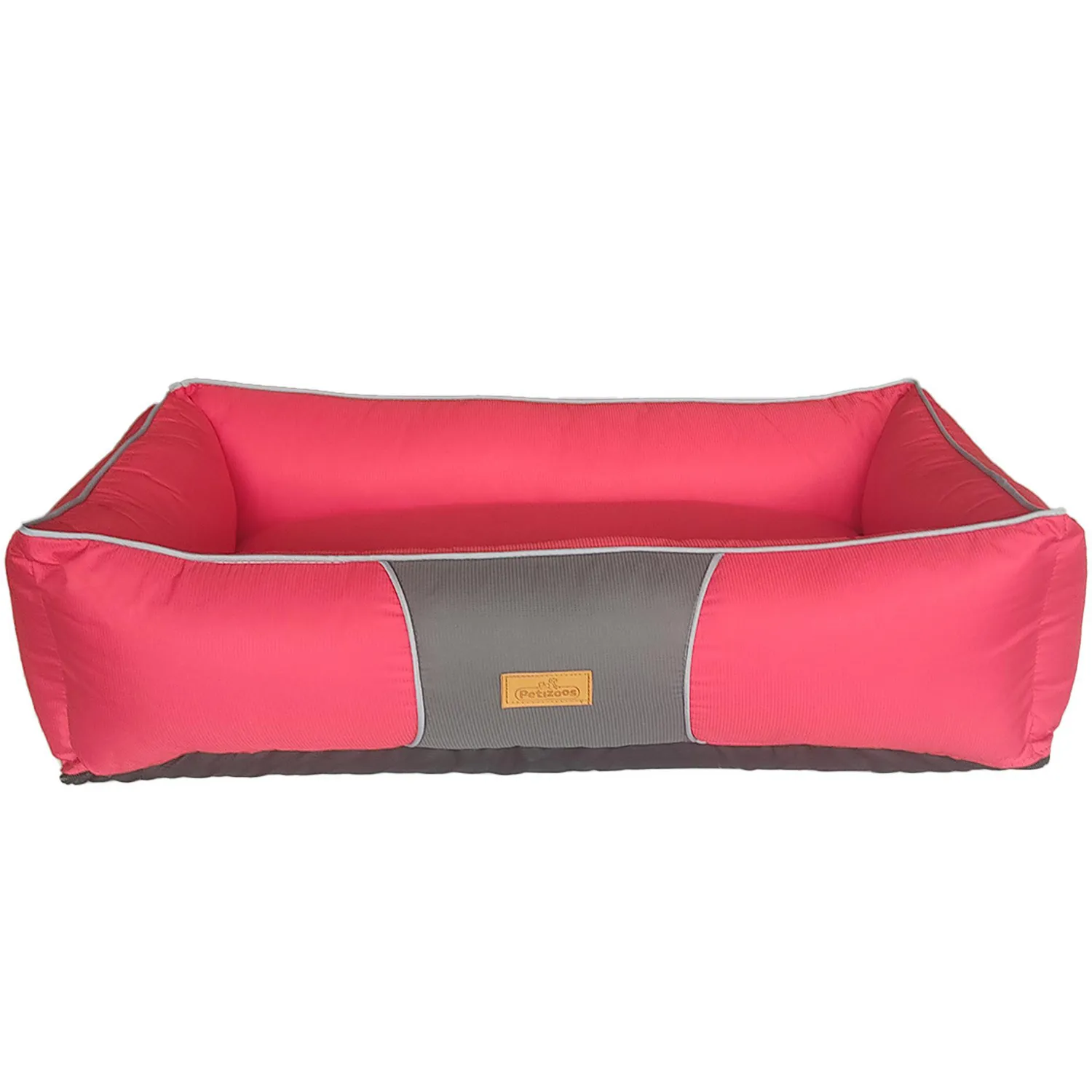 Cama en lona impermeable para perro grande negra 90x60x26cm petizoos